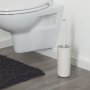 Coram Urban Freestanding Toilet Brush & Holder - White