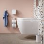 Coram Urban Toilet Roll Holder with Cover - White