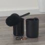 Coram Urban Toilet Brush & Holder - Black