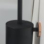 Coram Urban Toilet Brush & Holder - Black