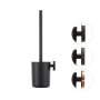 Coram Urban Toilet Brush & Holder - Black