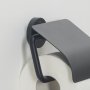 Coram Urban Toilet Roll Holder with Cover - Black