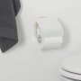 Coram Urban Toilet Roll Holder with Cover - White