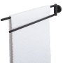 Coram Urban Towel Rail with 2 Arms - Black