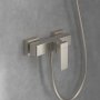 Villeroy & Boch Architectura Square Single-Lever Shower Mixer - Matt Brushed Nickel