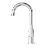 Grohe Bauedge L-Size Smooth Body Basin Tap with Pop Up Waste - Chrome