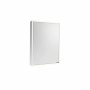 Tavistock Portrait 500mm Illuminated Bathroom Cabinet - Aluminium