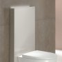 Geberit Monolith Plus for Back-to-Wall WC (101cm) - Sand Grey Glass / Brushed Aluminium