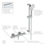 Ideal Standard Ceratherm T100 Thermostatic Shower Pack - Stock Clearance