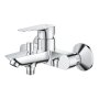 Grohe Bauedge Single-Lever Wall-Mounted Bath / Shower Mixer - Chrome