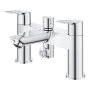 Grohe Bauloop Two-Handle Bath / Shower Mixer - Chrome