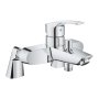 Grohe Eurosmart Deck Mounted Single-Lever Bath / Shower Mixer - Chrome