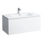 Laufen Pro S Laufen Pro S 1000mm Slim Vanity Unit with 1 Drawer, 1 Interior Drawer & Basin  - Matt White