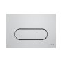 Vitra Loop Round Dual Flush Plate - Chrome