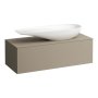 Laufen Alessi 1200mm Drawer Element with Right Cut-Out - Pearl Beige