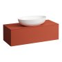 Laufen Alessi 1200mm Drawer Element with Centre Cut-Out - Terracota