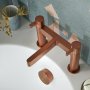 Vado Individual Edit Deck Mounted Bath Filler - Brushed Bronze