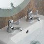 Vado Astra Basin Pillar Taps CD Valve 1/2