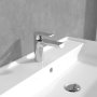 Villeroy & Boch Liberty Single Lever Mini Basin Mixer with Push/Pull Rod Lever & Pop-Up Waste - Chrome