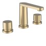 Laufen The New Classic 3 Hole Basin Mixer with 130mm Projection - Matt Gold