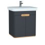 Vitra Sento 650mm Vanity Unit & Basin - Anthracite