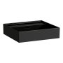 Kartell by Laufen 500mm SaphirKeramik Basin - Gloss Black