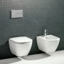 Laufen Sonar Wall-Hung Bidet - Matt White