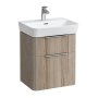 Laufen Moderna 500mm 2 Drawer Vanity Unit - Honey Ash