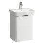 Laufen Moderna 435mm 1 Door Vanity Unit (Left Hand Hinge) - Matt White