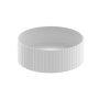 The White Space Pulse 360mm Countertop Basin - White