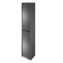 The White Space Distrikt 1400 x 300mm Column Unit - Matt Anthracite Grey