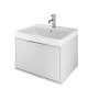 The White Space Choice 600mm Wall-Hung Vanity Unit - Light Grey