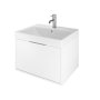 The White Space Choice 600mm Wall-Hung Vanity Unit - White