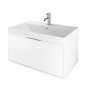 The White Space Choice 800mm Wall-Hung Vanity Unit - White