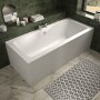 The White Space Aluna 1700 x 750mm Double-Ended Bath