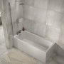 The White Space I-Bath 1800 x 800mm Single-Ended Shower Bath