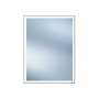 The White Space 600 x 800mm Illuminated Mirror with Touch Sensor & Demister - Matt Black