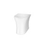 The White Space Euna Rimless Back to Wall Toilet - White