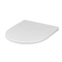 The White Space Euna Rimless Close Coupled Closed Back Toilet - White