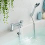 Vado Ava Deck Mounted Bath/Shower Mixer with Shower Kit - Chrome