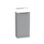 Tavistock Nimble 400mm Cloakroom Vanity Unit - Matt Light Grey