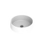 Tavistock Fluted Countertop Basin - White