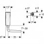 Geberit Low Height Concealed Cistern with Dual Flush Push Button