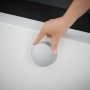 Geberit 730mm Extended Overflow Bath Filler with Turn Control Pop-Up Waste