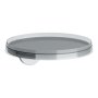 Kartell by Laufen Wall Tray with Transparent Crystal Disc