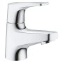 Grohe BauFlow Smooth Body Basin Pillar Tap - Chrome