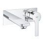 Grohe Lineare M-Size Wall Mounted 2-Hole Basin Mixer - Chrome