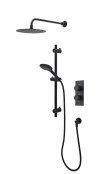 Tavistock Merit 2F Diverter Concealed Shower System Black